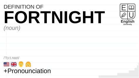 Fortnight meaning